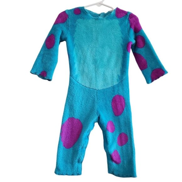 Disney Monsters Inc Sully Furry Fuzzy One Piece Costume NO TAIL/MASK 12-18M - Picture 1 of 9